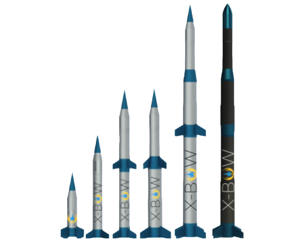 X-Bow社の小型ロケット　出典：X-Bow社