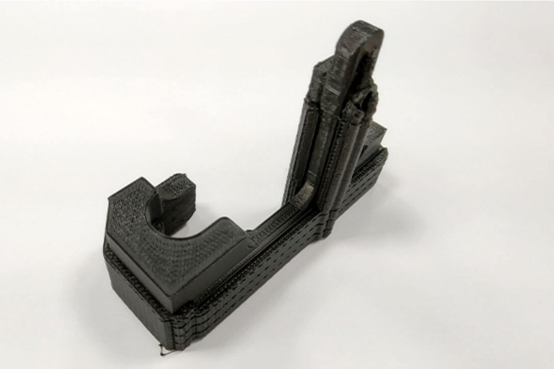 Positioning jig manufactured at Toyota factory on a Zortrax M300 Plus – a 3D printer for automotive.