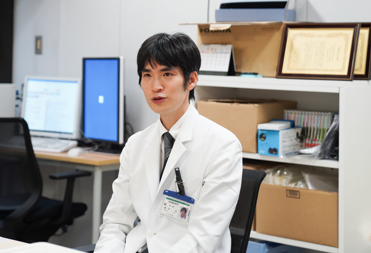 北海道大学病院放射線診断科 森田先生