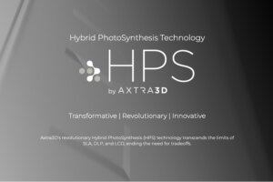 Axtra3D社のHPS（ハイブリッド光造成）テクノロジーページ。