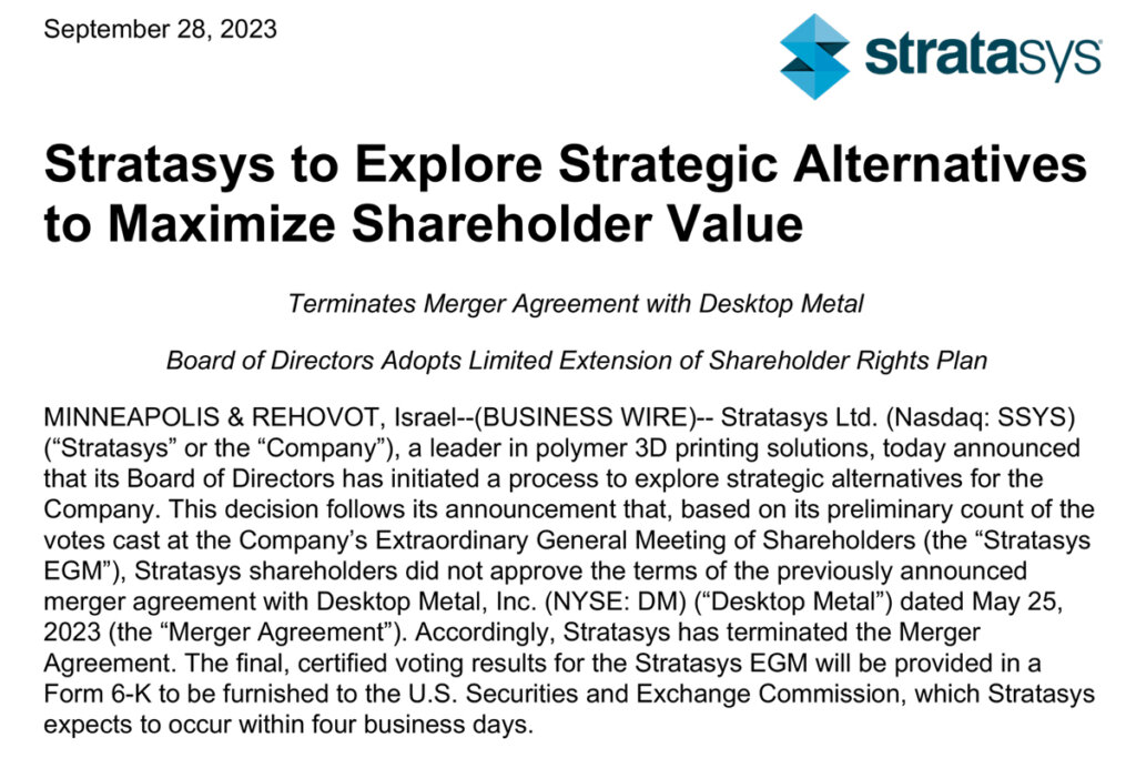 Stratasys社の資料