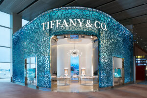 シンガポールのチャンギ空港にあるTiffanyの店舗