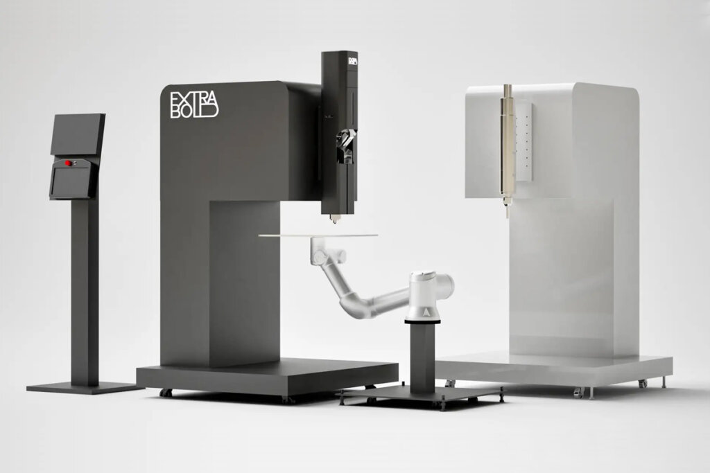BUTLER-fabricationのイメージ（CG）白いユニットは切削加工用
