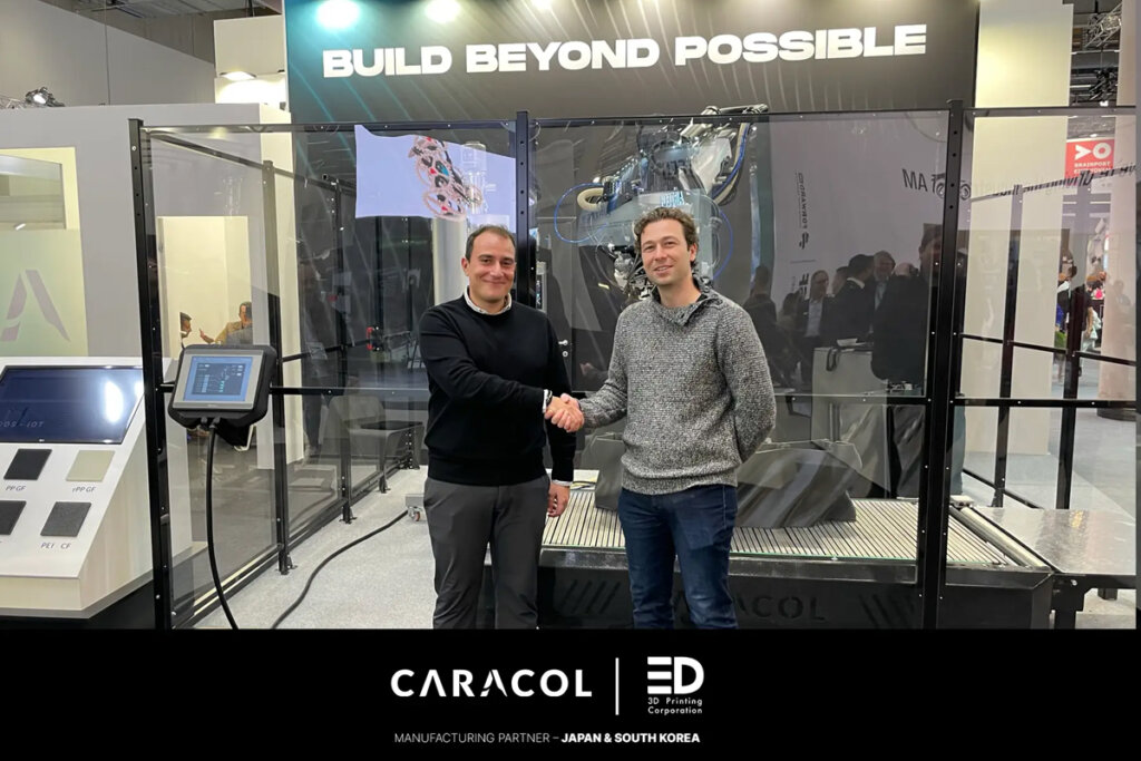 （左）Caracol社CEOのFrancesco De Stefano（右）3DPC社の代表取締役 デヴォア・アレキサンダー