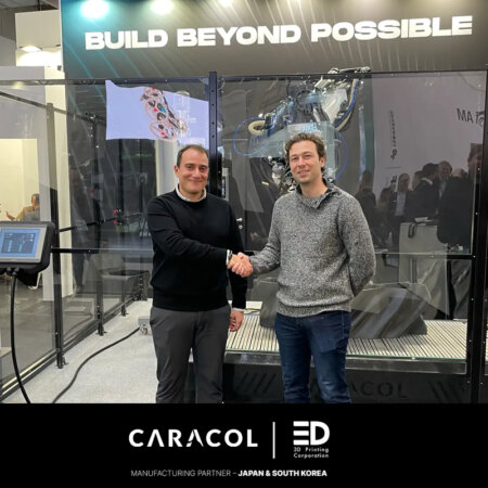 （左）Caracol社CEOのFrancesco De Stefano（右）3DPC社の代表取締役 デヴォア・アレキサンダー