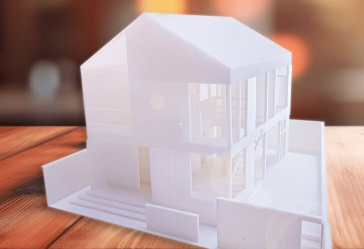 3Dプリンターで住宅模型を造形するサービス「ハウジングプリント3D」