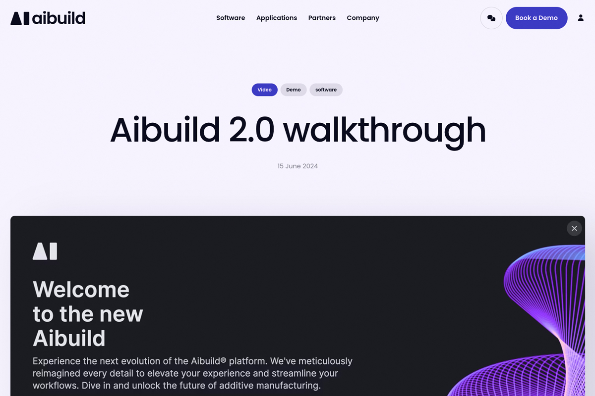 「Aibuild 2.0」のページ