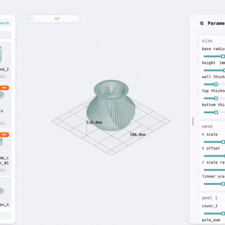 3Dモデル作成ツール「ParamaCraft」のβ版。