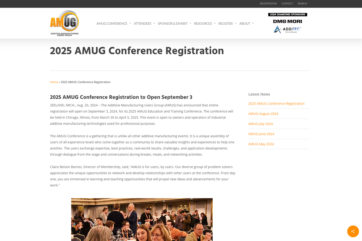 2025 AMUG Conference Registration