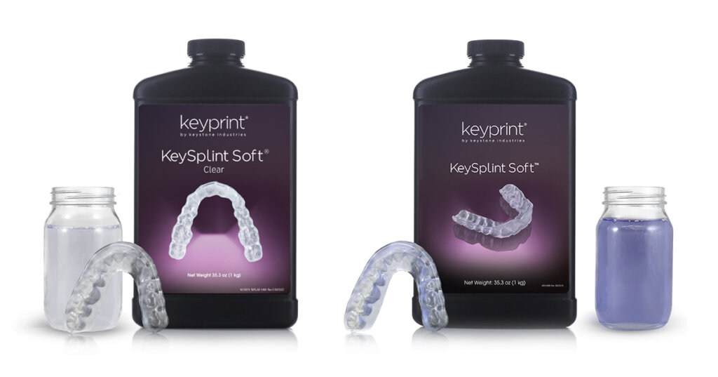 Keystone Industries社の「KeySplint Soft® Clear」と「KeySplint Soft®」