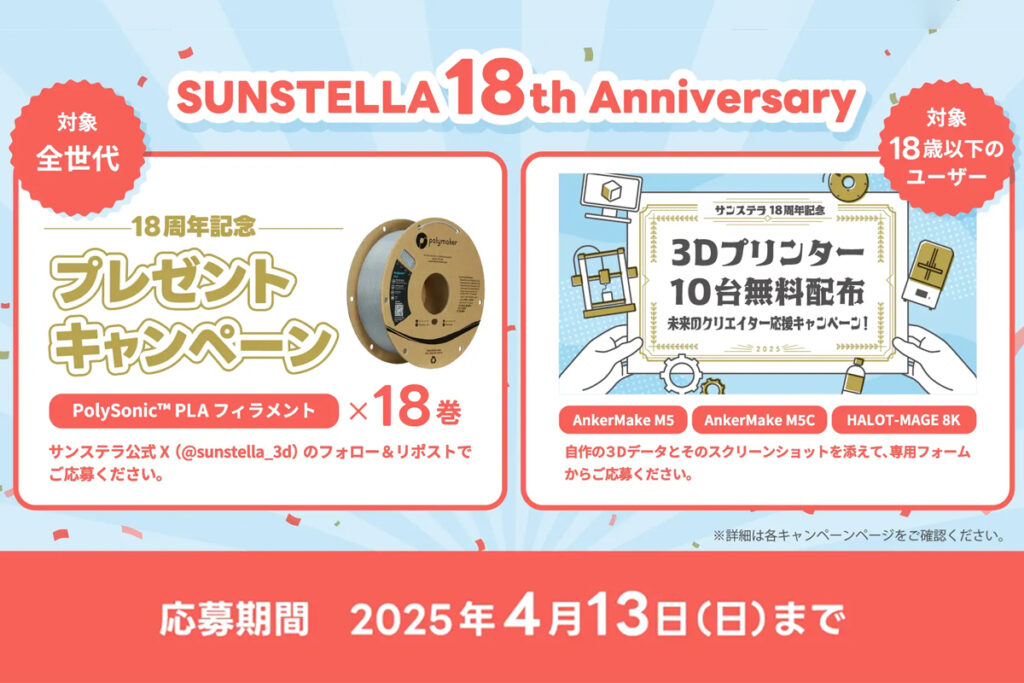サンステラのプレスリリースより。
