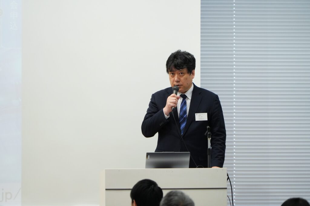 日本AM学会の会長を務める中野由貴氏（大阪大学教授）の挨拶