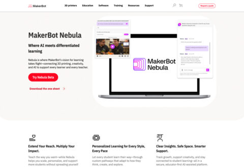 MakerBot Nebulaのサイトより。
