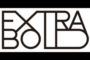 ExtraBoldのロゴ。