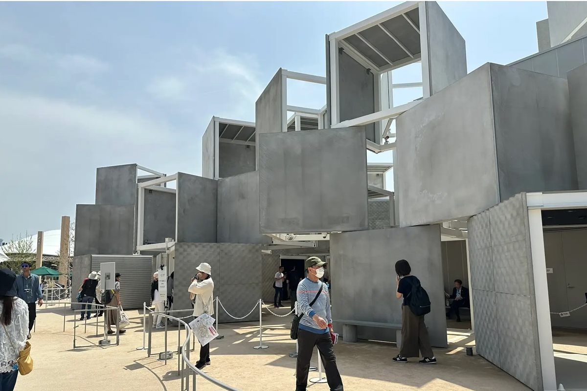 大阪・関西万博「いのちめぐる冒険」パビリオン。