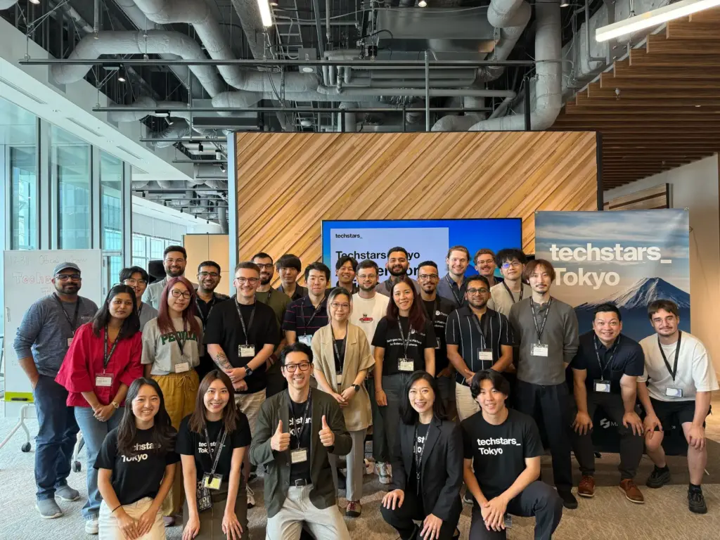 採択社とTechstars Tokyoチーム