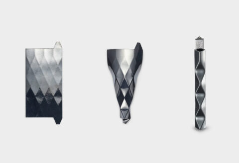 「TYPE-X Inkjet 4D Print project」出典：ISSEY MIYAKE