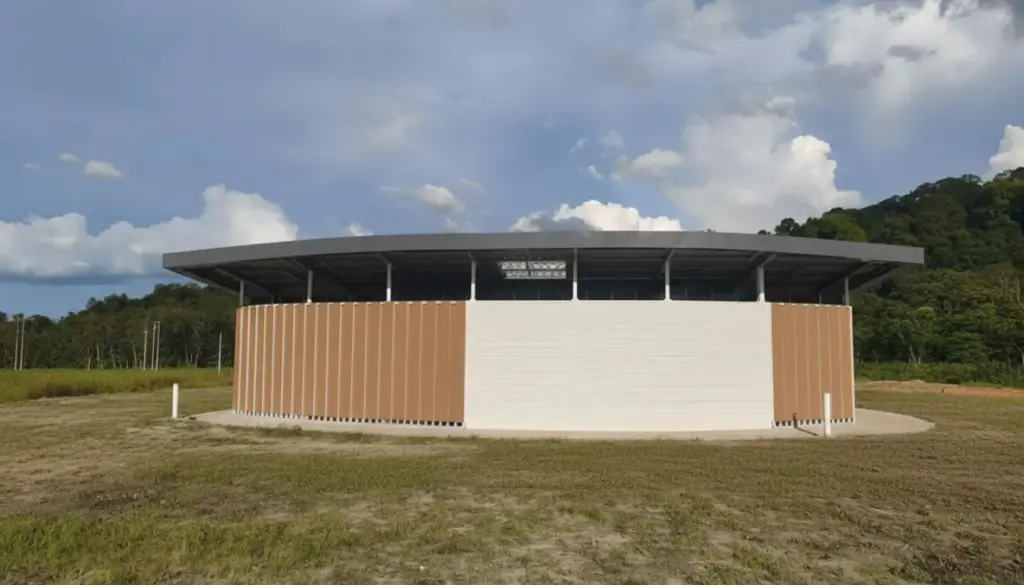 3Dプリント建築による公衆トイレ(出典:V3D Asia)