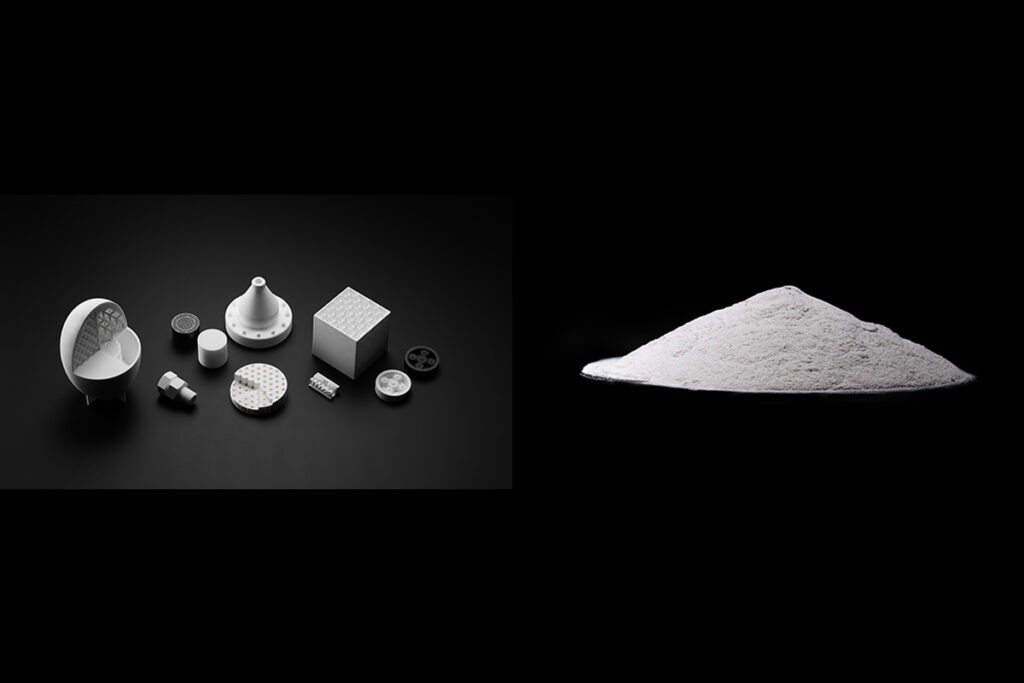 画像はキヤノンのセラミックス粉末材料ページより。（出典：キヤノンMJ）