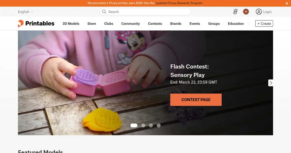 Printablesトップページ