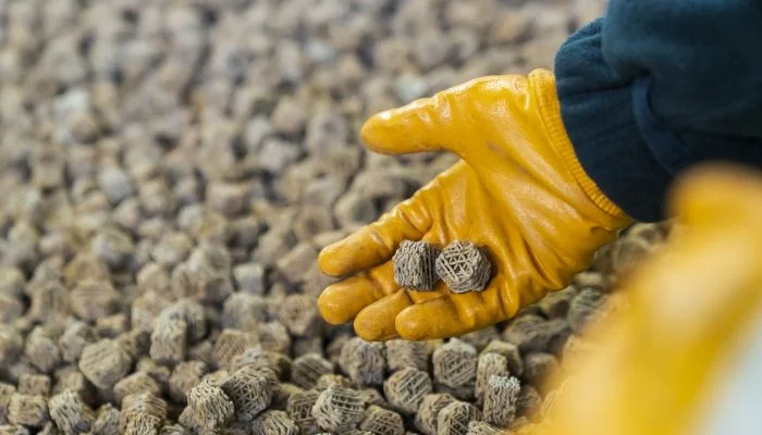 BASFのX3D触媒は、高い機械的安定性と開放的な構造を兼ね備えている。(出典:BASF)