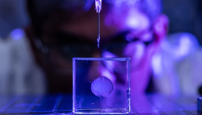 この3Dプリント脳モデルは、実際のヒト脳の15％の大きさである。（出典：Abbie Lankitus、ミズーリ大学）