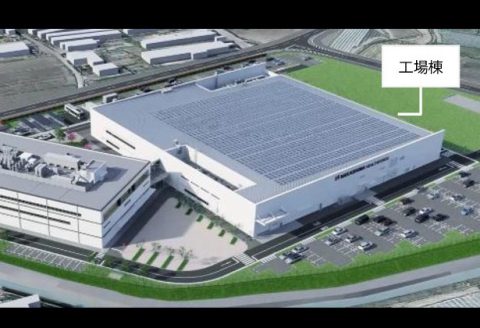 ナカシマヘルスフォース 赤磐市新本社・工場 完成予想図 鳥瞰