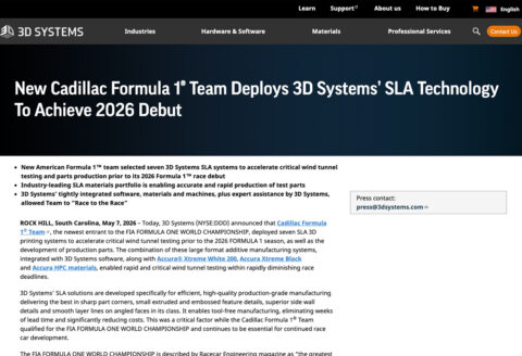 出典：3D Systems
