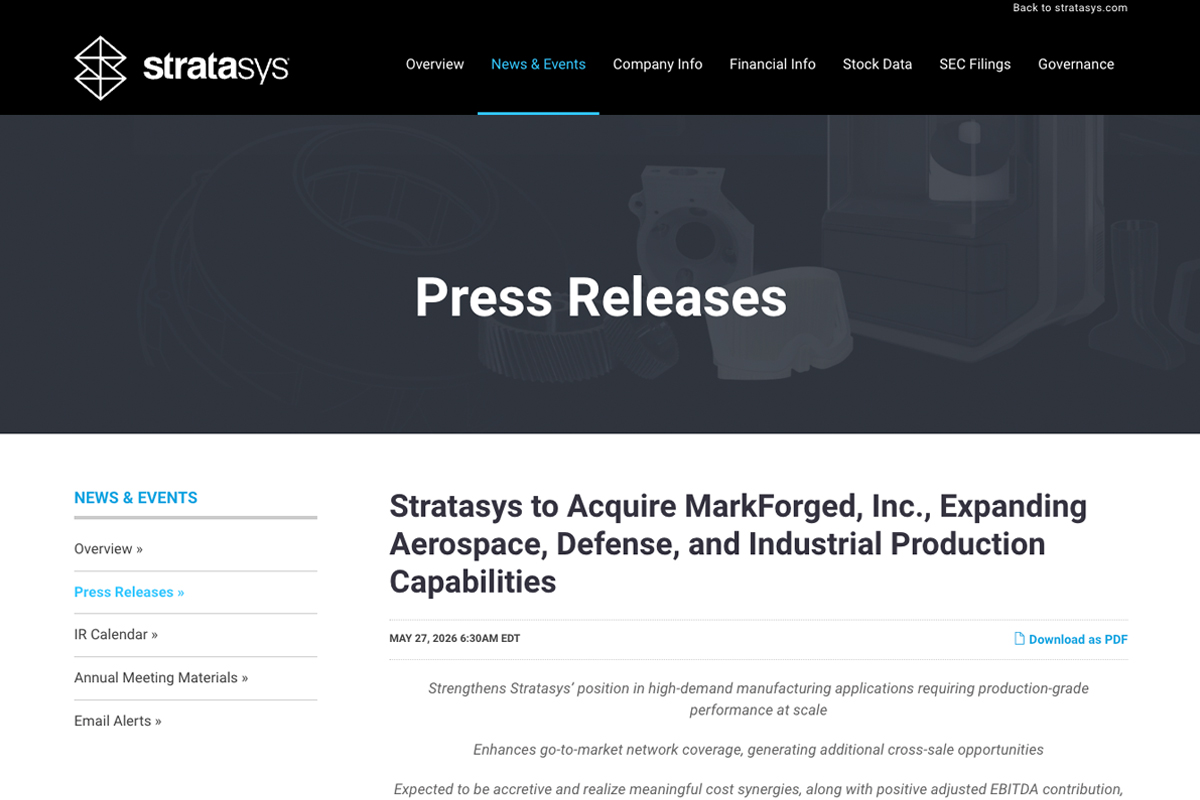 出典：Stratasys